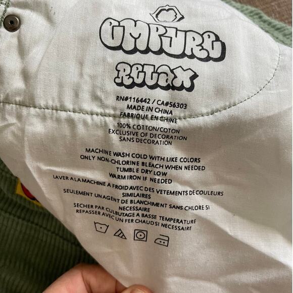 EMPYRE Corduroy Men's Relax Skater Y2K Pants Size 30 - Picture 5 of 7